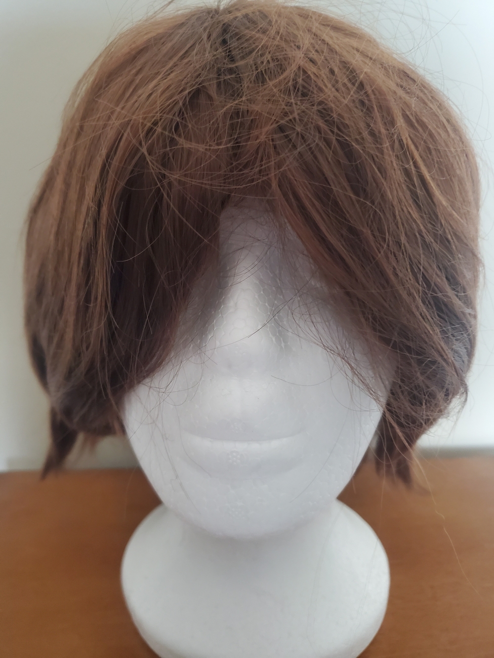 Short Layered Brown Women's Wig with Natural Texture